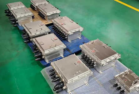 LONGDIAN Manufacturing | Contract 26-LD-C-046 A batch of explosion-proof junction boxes has successfully completed factory inspection and been shipped under Contract No. 26-LD-C-046.
