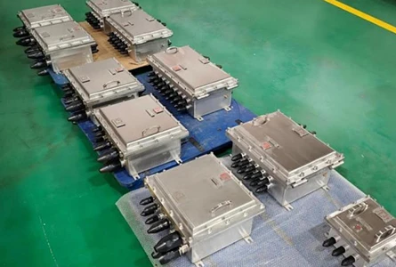 LONGDIAN Manufacturing | Contract 26-LD-C-046 A batch of explosion-proof junction boxes has successfully completed factory inspection and been shipped under Contract No. 26-LD-C-046. LONGDIAN Manufacturing | Contract 26-LD-C-046 A batch of explosion-proof junction boxes has successfully completed factory inspection and been shipped under Contract No. 26-LD-C-046.