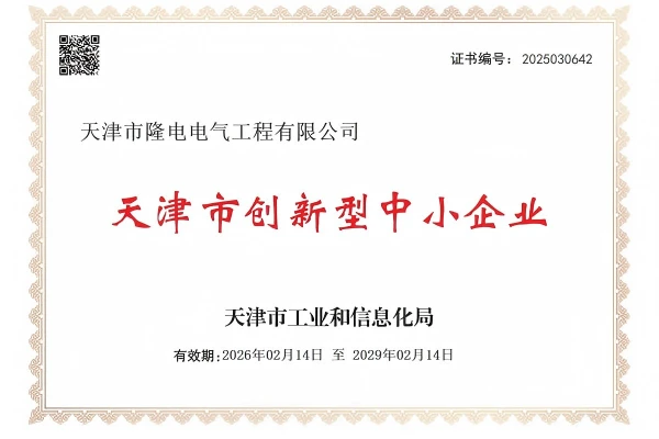 LONGDIAN Updates | Good News! Longdian Electric Renews "Tianjin Innovative SME" Title